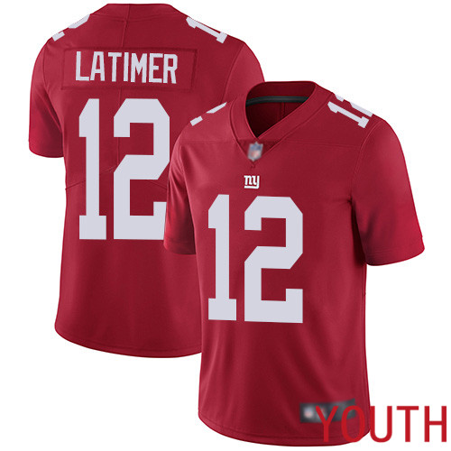 Youth New York Giants #12 Cody Latimer Red Limited Red Inverted Legend Football NFL Jersey->youth nfl jersey->Youth Jersey